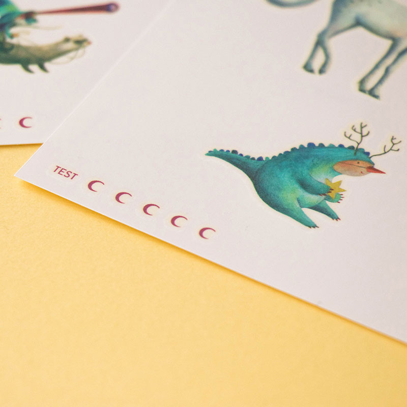 10 calcomanías fantásticas de unicornios